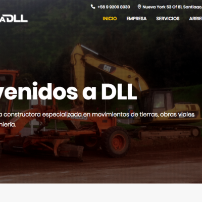 Sitio Web Constructora DLL