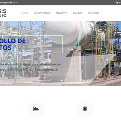 Sitio Web Gauss Electric