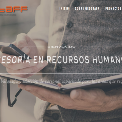 Sitio Web GeoStaff