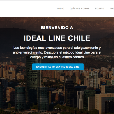 Sitio Web Ideal Line Chile